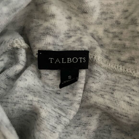 Women's Talbots Velour Mock Neck Sweatshirt Size s - Picture 4 of 4